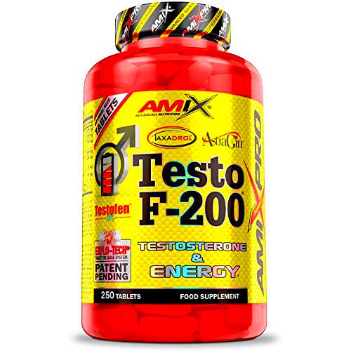 AMIX Nutrition, Testo F-200, Testosterone Charger, 180 Tabletas