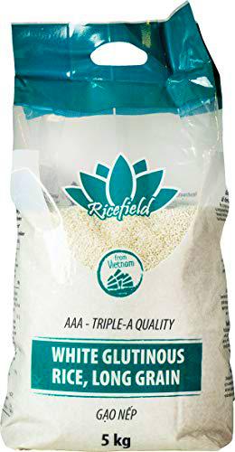 Ricefield Arroz Pegajoso 5000 g - Lot de 4