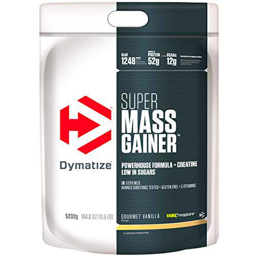 Dymatize Super Mass Gainer Gourmet Vanilla 5,2kg - Polvo Para Ganar Peso + Carbohidratos