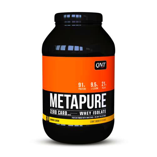 QNT Metapure Zero Carb Whey Isolate, Sabor Banana - 2000 gr