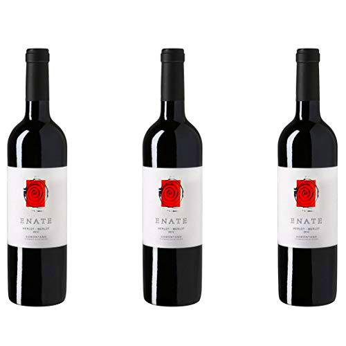 Enate Vino tinto Merlot 2013 - 3 botellas x 750ml - 2250 ml