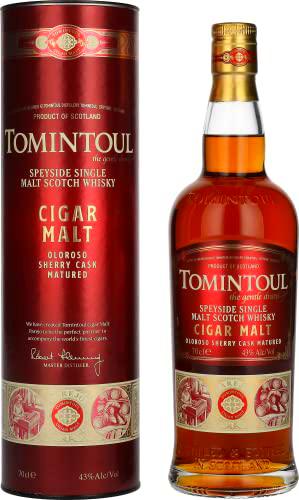 Tomintoul CIGAR MALT Speyside Single Malt 43% Vol. 0,7l in Giftbox