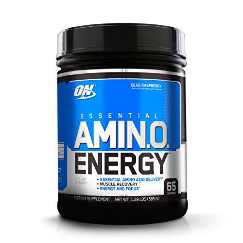 OPTIMUM NUTRITION Nutrición Óptima Esencial Amino Energía Frambuesa Azul 65 Servir 580 g