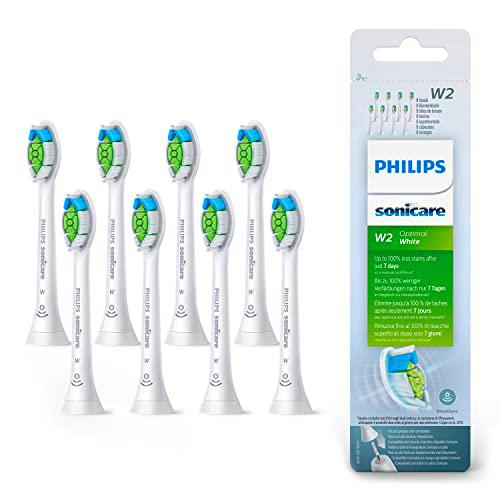 Cabezales de cepillado sónicos estándar Philips Sonicare W2 Optimal White (modelo HX6068/12)