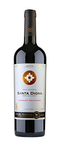 Santa Digna Cabernet Sauvignon, Vino Tinto, 6 botellas de 75 cl