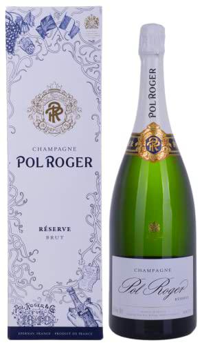 Pol Roger Champagne Réserve Brut 12,5% Vol. 1,5l in Giftbox