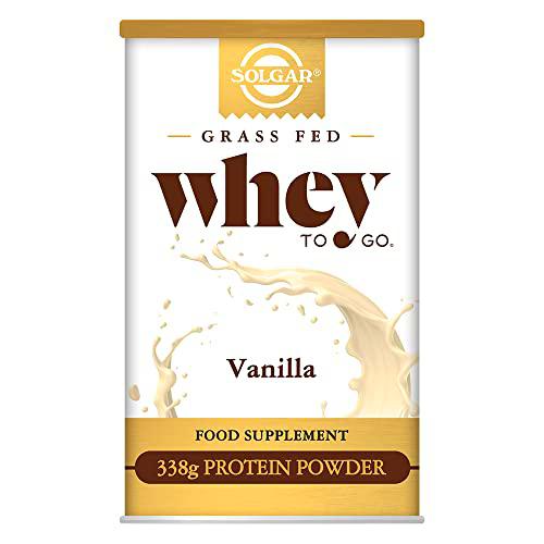 Solgar Whey To Go Proteína de suero en polvo (Sabor vainilla natural) 340 g