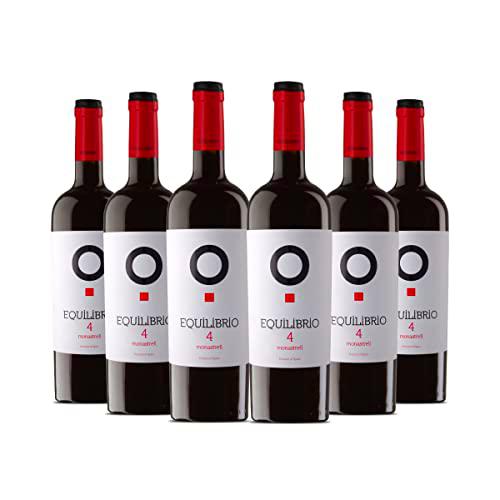 Bodegas Sierra Norte - Caja 6 Botellas de Vino Tinto Equilibrio 4 meses -100% Monastrell