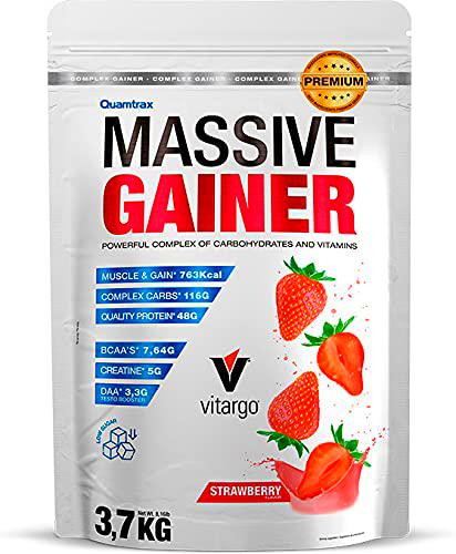 Massive Gainer PREMIUM 3,7 Kg. Strawberry