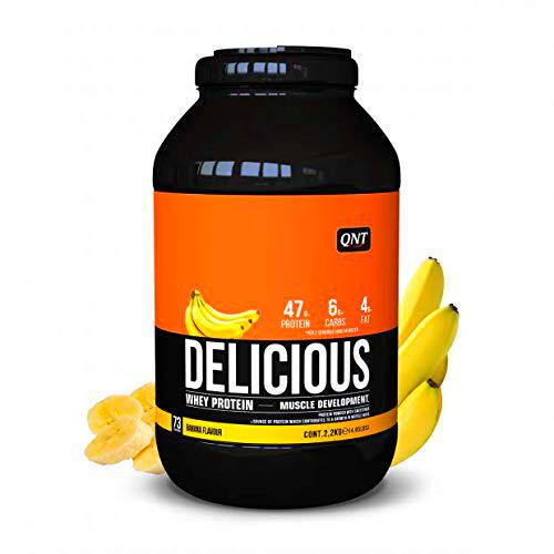 QNT Delicious Whey Protein, Sabor Banana - 2200 gr