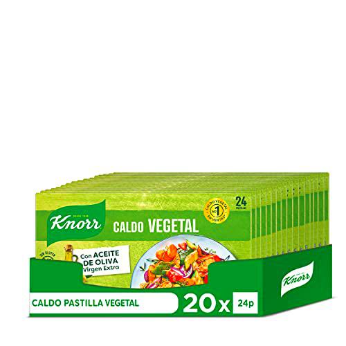 Knorr Caldo Vegetal 24 pastillas - Pack de 20