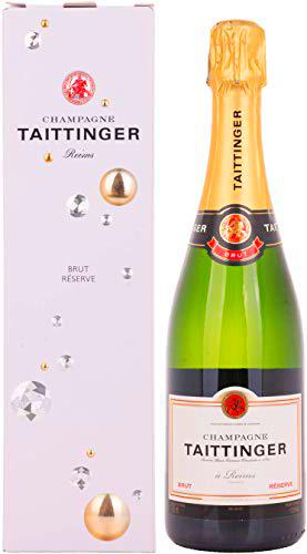 Taittinger Brut Reserve, Botella con pack regalo (1 x 0.75 l)