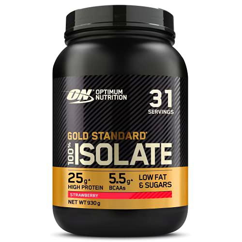 Optimum Nutrition 100% Gold Standard Isolate, Proteina Whey Isolate en Polvo para Aumentar Masa Muscular