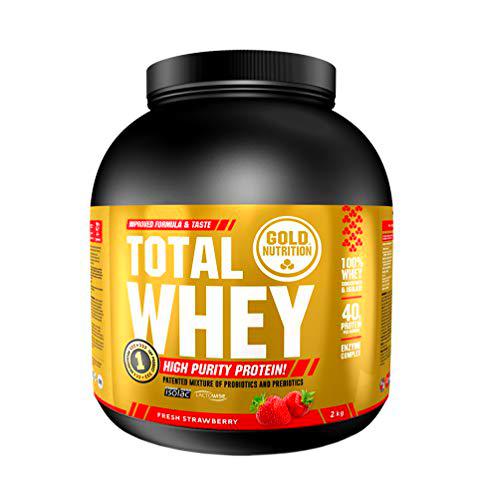 GoldNutrition Total Whey Proteína, Fresa - 2000 gr