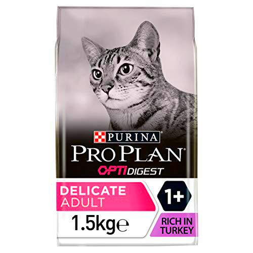 Purina ProPlan Delicate pienso para Gato Adulto Pavo 6 x 1,5 Kg