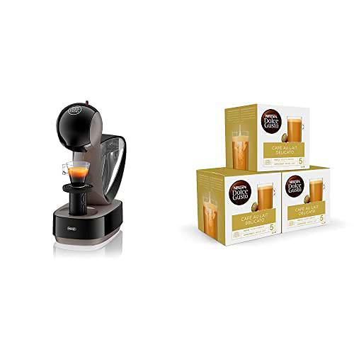 Dolce Gusto De'Longhi Cafetera De Cápsulas + Nescafé Dolce Gusto Café Con Leche Delicato