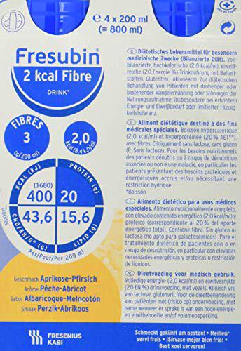 Fresubin Fresubin 2Kcal Fibra Albaricoq 200Ml 24U 4800 ml