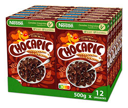 Cereales Nestlé Chocapic - 12 paquetes de 500 g