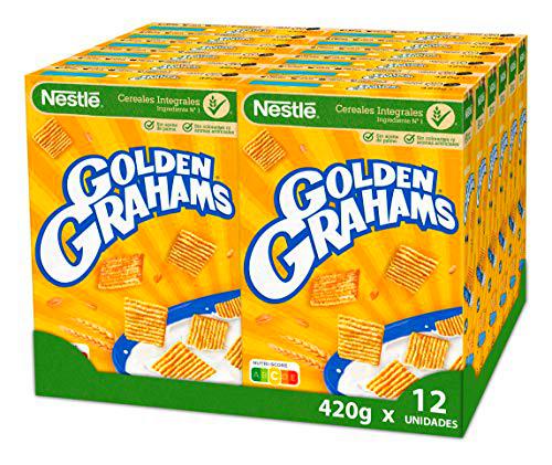 Cereales Nestlé Golden Grahams - 12 paquetes de 420 g