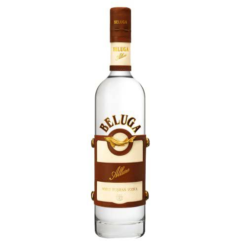 Beluga Allure Noble Russian Vodka 40% Vol. 0,7l in Giftbox in Lederoptik