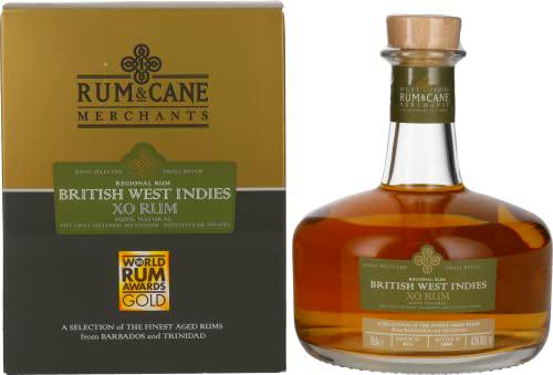 Rum &amp; Cane BRITISH WEST INDIES XO Rum 43% Vol. 0,7l in Giftbox