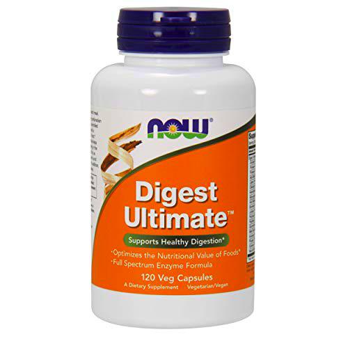 NOW Digerir Ultimate Soporta la Digestión Saludable 120 Veg Cápsula 120 g