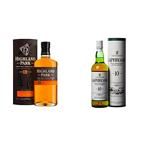 Highland Park - Whisky, 12 años, 700 ml + Laphroaig