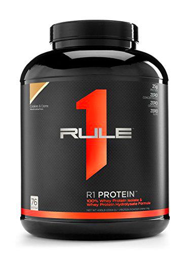 Rule 1 R1 PROTEIN COOKIES &amp; CREME 76 SERVINGS 2540 g