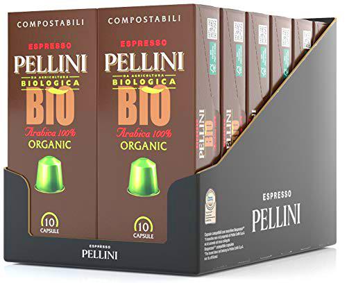 Pellini Caffè - Espresso Pellini Bio Arabica 100% - 120 Cápsulas (12 x 10)