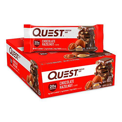 Quest Nutrition Quest Bar, Chocolate Hazelnut, 12/box 0