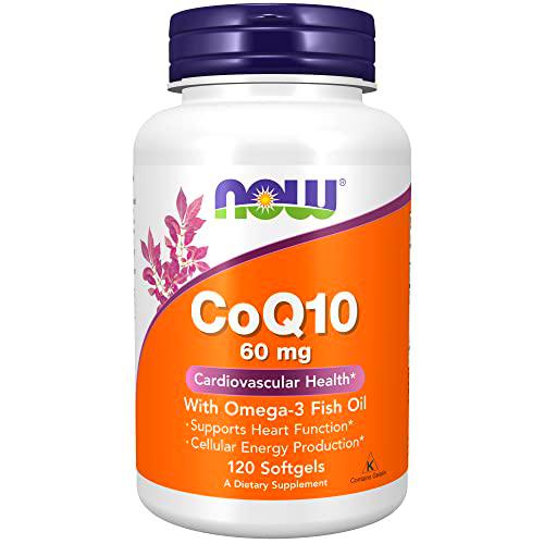 Now Foods Coq10 With Omega-3, 60Mg - 120 Softgels - 120 Unidades