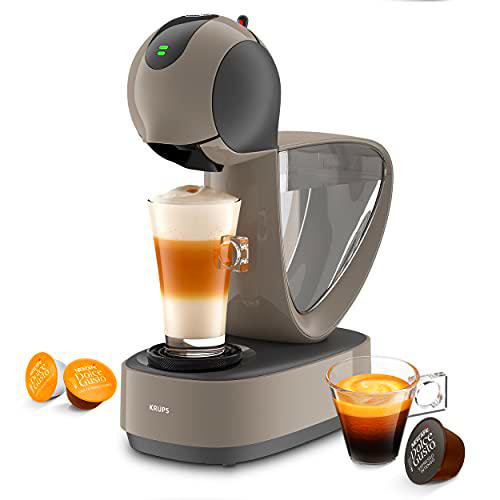 Krups NESCAFÉ Dolce Gusto Infinissima Touch KP270A | Cafetera con pantalla táctil | dosificación automática de agua | Presión de la bomba de 15 bar |Depósito de agua de 1,2 L | Taupe