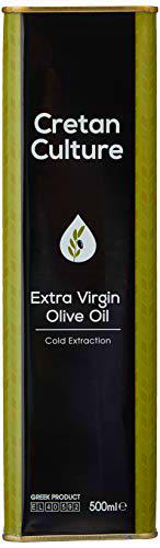 Cretan Culture - Aceite de oliva virgen extra, 500 ml (lote de 6)