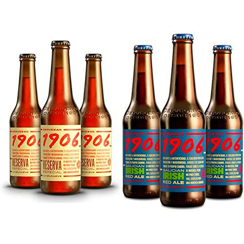 Cervezas 1906 Reserva Especial - Pack de 12 botellas de 50 cl