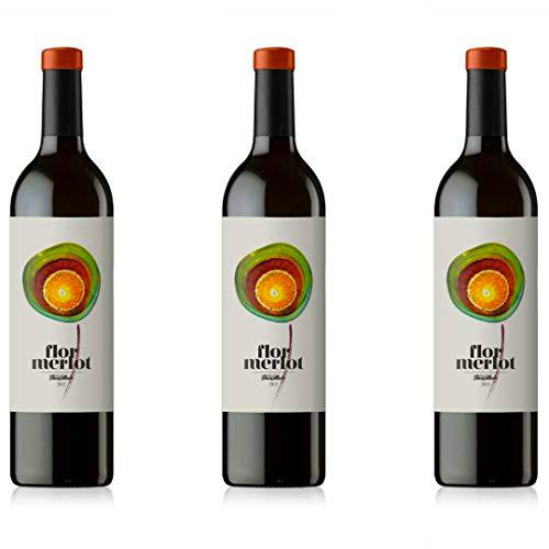 Finca Collado Vino Tinto Flor Merlot 2012 - 3 botellas x 750ml