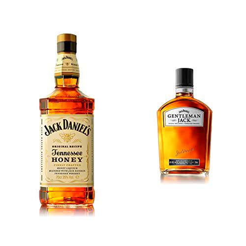 Jack Daniel's Honey Whiskey, 70 cl + Gentleman Jack 70 cl