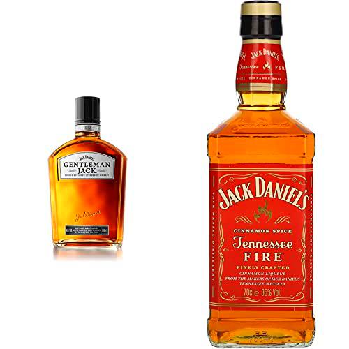 Jack Daniel's Gentleman Jack 70 cl + Fire Whiskey, 70 cl