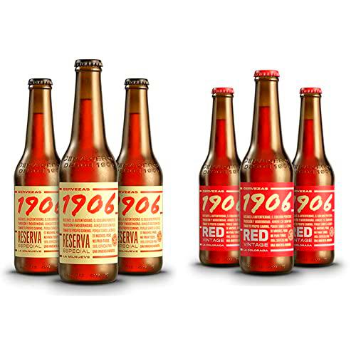 Cervezas 1906 Reserva Especial - Pack de 12 botellas de 50 cl