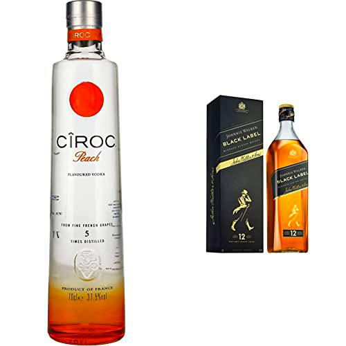 Ciroc Peach Vodka - 700 ml + Johnnie Walker Black Label