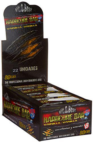 HARDCORE BAR 80 g VAINILLA (22 Uds.)