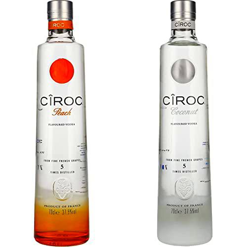 Ciroc Peach Vodka - 700 ml + Coconut Vodka - 700 ml