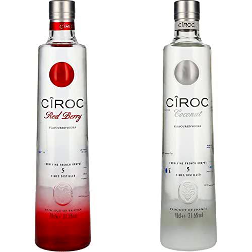 Ciroc Red Berry Vodka - 700 ml + Coconut Vodka - 700 ml