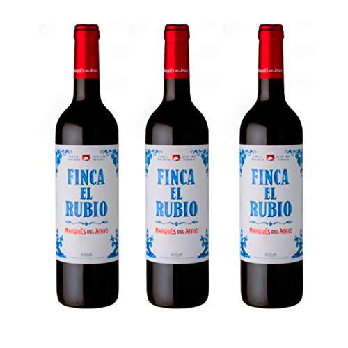 Marques Del Atrio Vino Tinta Finca El Rubio 3 botellas x 750ml