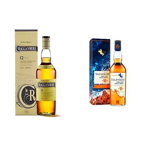 Cragganmore Whisky Escocés - 700 ml + Talisker 10 años