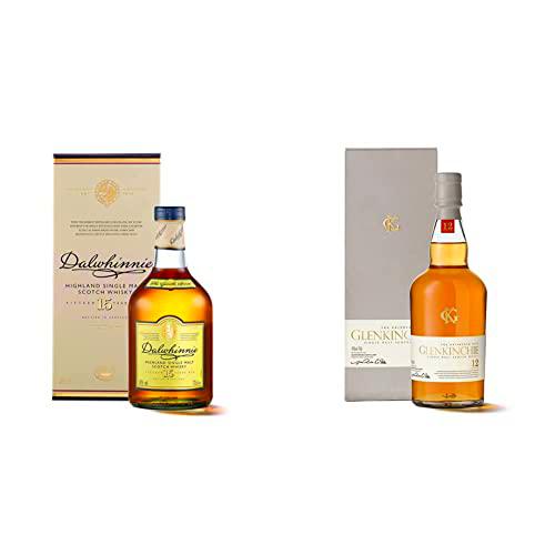 Dalwhinnie 15 Años Whisky Escocés Single Malt, 700 ml + Glenkinchie 12 Años Whisky Escocés Single Malt, 700 ml