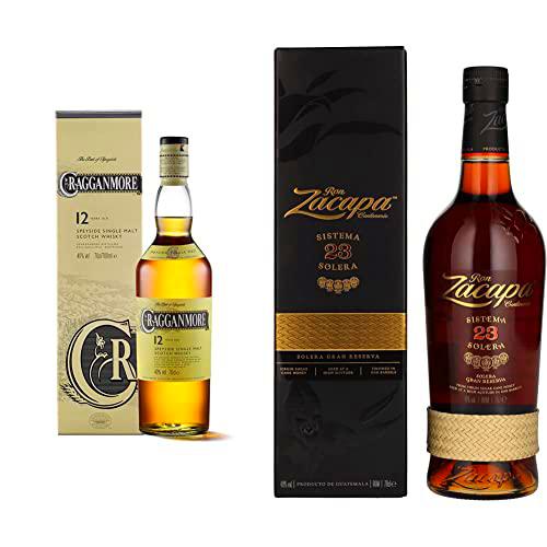 Cragganmore Whisky Escocés - 700 ml + Ron Zacapa Centenario 23 Solera Gran Reserva