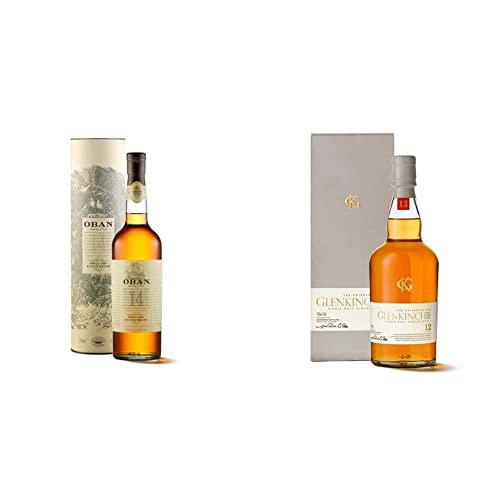 Oban 14 años, whisky escocés single malt, 700 ml + Glenkinchie 12 Años Whisky Escocés Single Malt, 700 ml