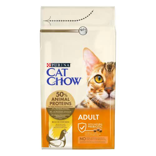 Purina Cat Chow pienso para Gato Adulto Pollo 6 x 1,5 Kg