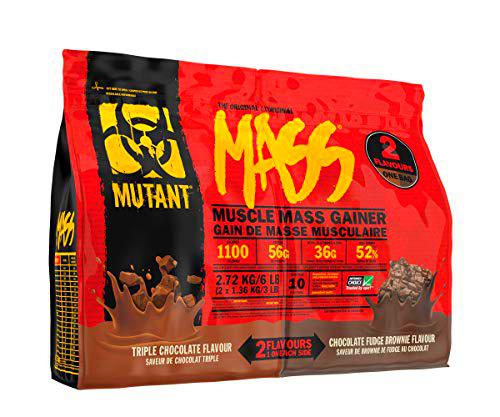 Mutant Mass Dual Chamber 2.72kg Choc &amp; Choc Fudge Brownie