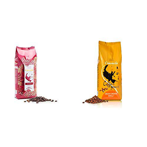 Café de Colombia en grano Consuelo, 1 kg + Consuelo Gran Crema Café en grano italiano, 1 kg